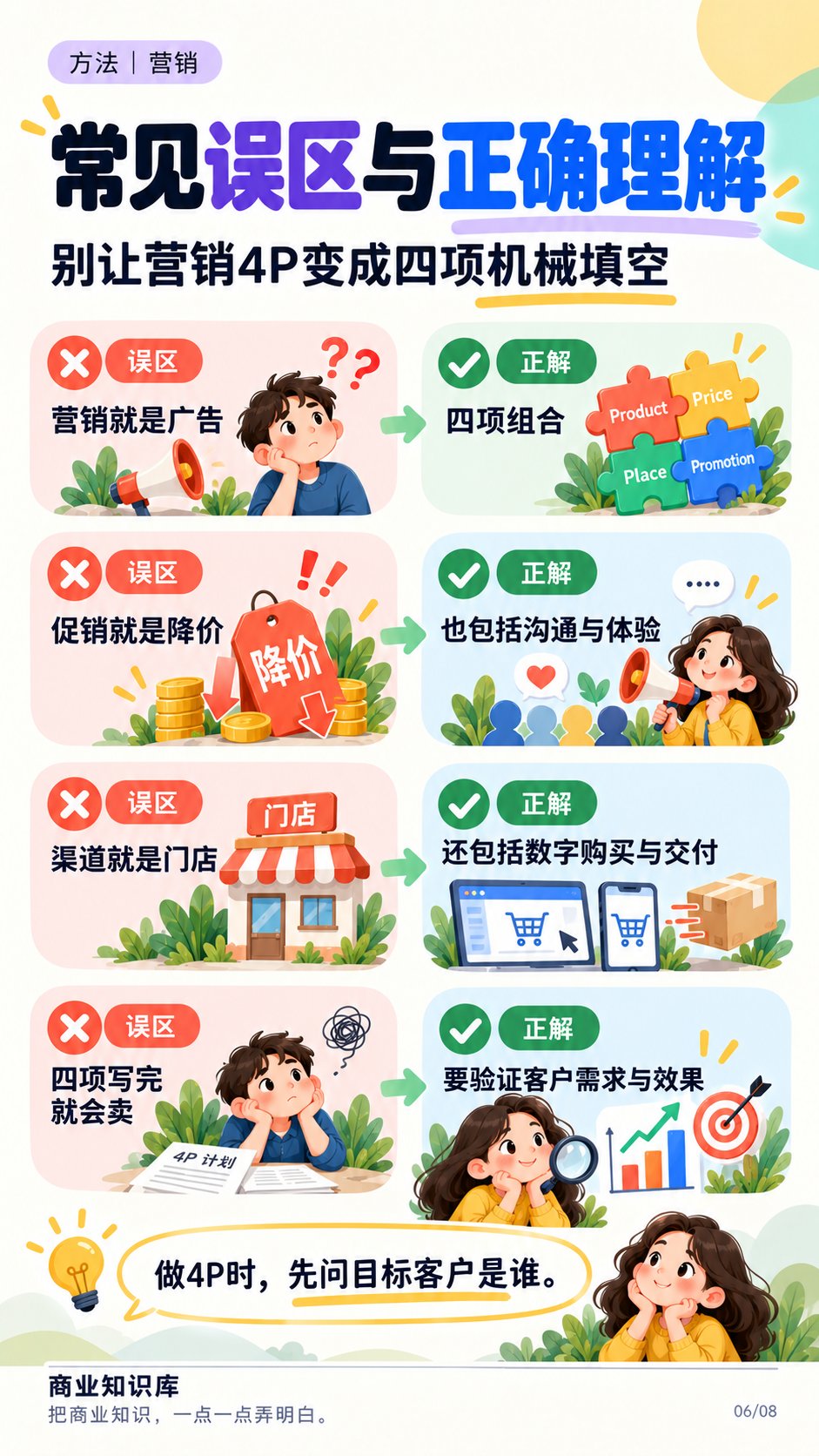 营销4P：常见误区与正确理解